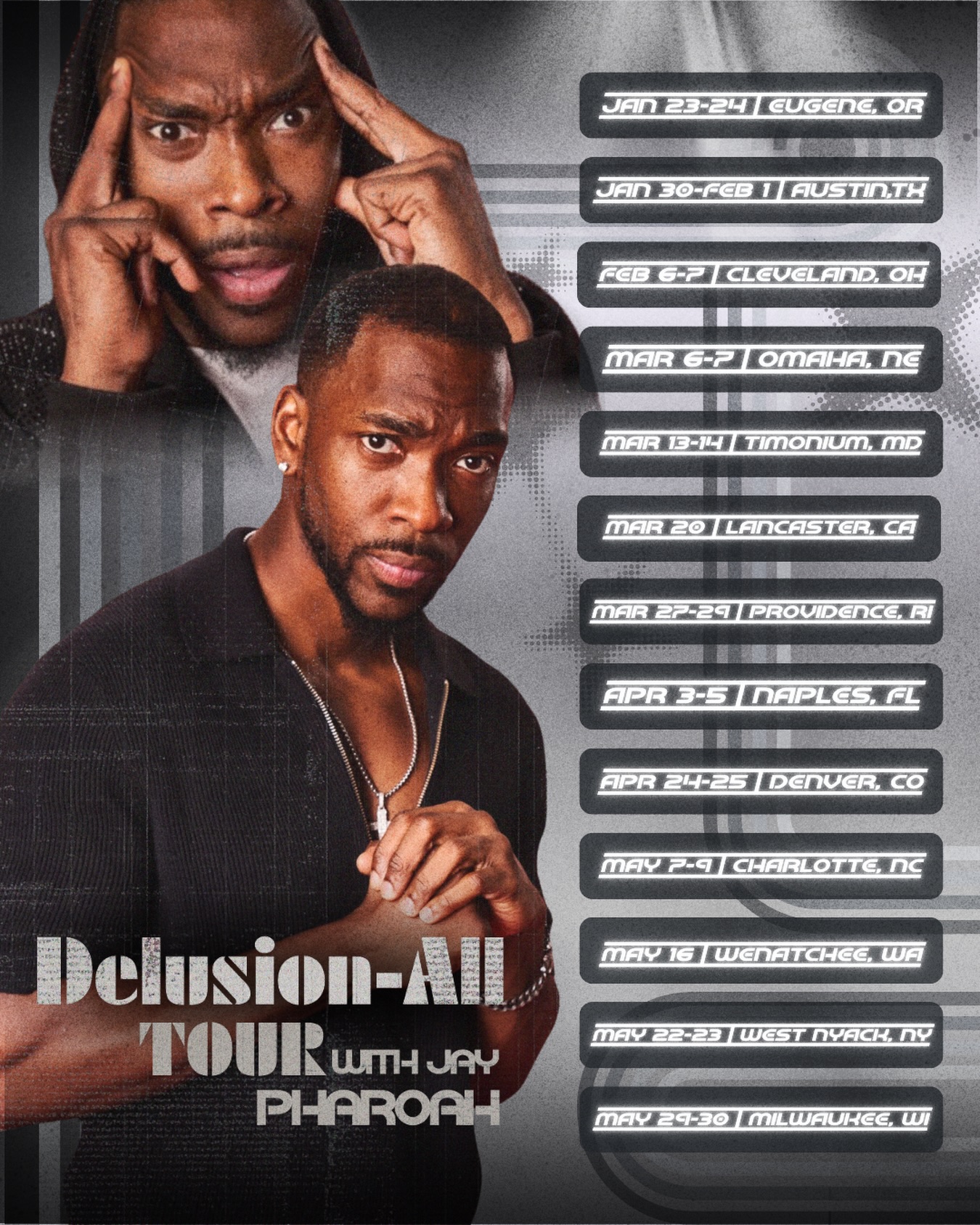 Jay Pharoah Tour Poster 2026